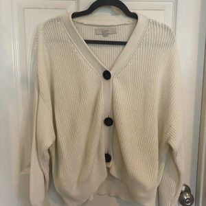 NWOT Loft cotton cardigan